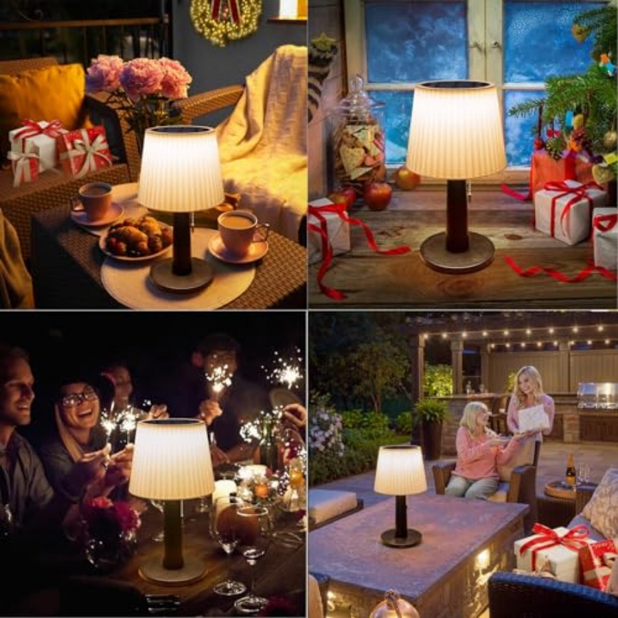 Solar Table Lamps Outdoor Indo - مراجعة Outdoor Lighting Lamps وسعره