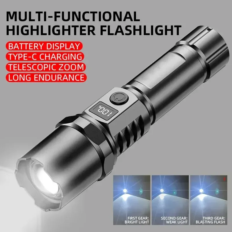 High Power XHP100 Led Flashlig - مراجعة Outdoor Lighting Nearby وسعره