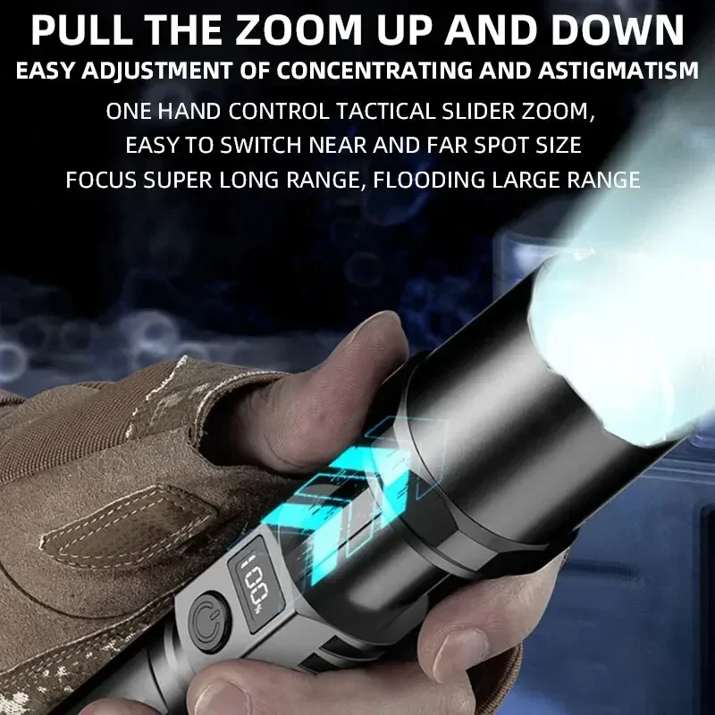 High Power XHP100 Led Flashlig - مراجعة Outdoor Lighting Nearby وسعره