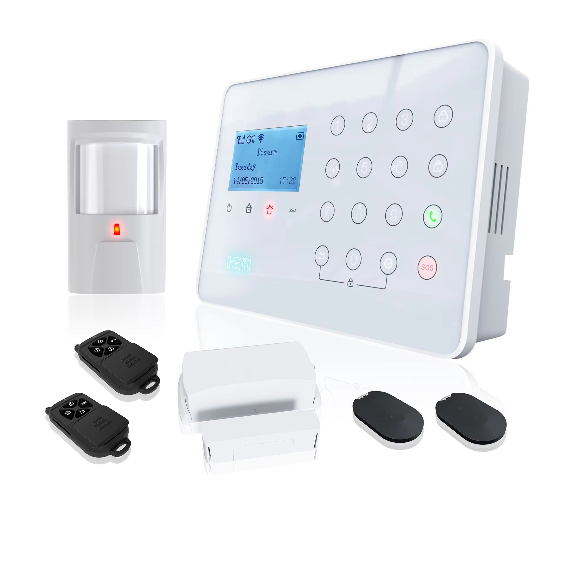 Alarm System  Wireless Securit - مراجعة Motion Sensor Outdoor وسعره